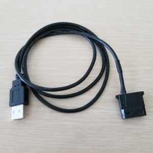 1pcs/lot sell ide molex to usb a male converter 5v power cable cord for laprouter cooling fan