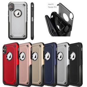 2 in 1 matte shell frosted hybrid armor case slim back cover for iphone 11 pro max xr xs max s10e s10 plus s7 edge s8 s9 plus note 9 8