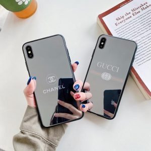 2019 design brand mirror mobile phone shell, suitable for the iphone x xr x s max 6s 7 8 plus luxury shockproof