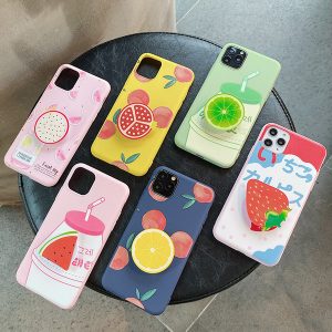 2020 new phone case for iphone 11 /11pro/11promax fashion iphone xr xsmax x/xs fruit kickstand samsung s10 s10+ huawei p30/p30pro back cover