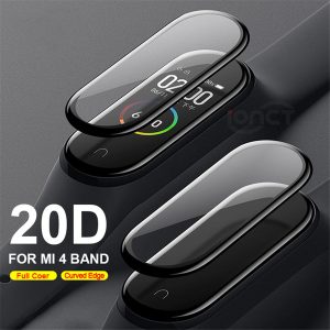 20d curved edge protective for xiaomi mi band 4 scratch-resistant miband 4 film full cover hd mi band 4 screen protector