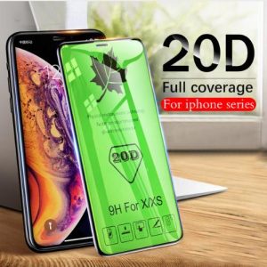 20d curved edge protective glass tempered glass for iphone 11 pro max 7 8 6 6s plus x max xr samsung huawei p30 a9 j4 screen protector film