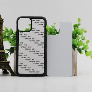 2d rubber tpu diy sublimation case for iphone 11 11 pro 11 pro max with aluminium metal sheet glue 100pcs/lot