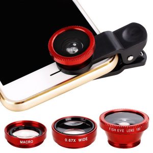 3 in 1 universal clip camera mobile phone lens fish eye + macro + wide angle for iphone 7 samsung galaxy s7 htc huawei fisheye 10pcs