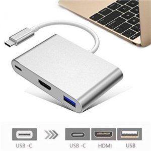 3-in-1 usb 3.0 type-c to hdmi+usb3.0+type-c female multiport adapter type c to usb 3.0 4k hdmi converter cable 3b30