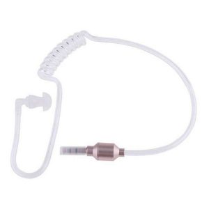 3.5mm in ear anti-radiation earphone air tube stereo monaural flexible earphone