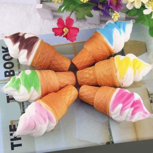 3d cute jumbo rare squishy charm ice cream phone straps keychain squishy slow rising squeeze squishies toys for kids toy 100pcs