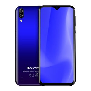 3gb 16gb blackview a60 pro 4g lte face id fingerprint quad core mtk6761 android 9.0 6.1" water-drop full screen gps 8mp 2 cameras smartphone