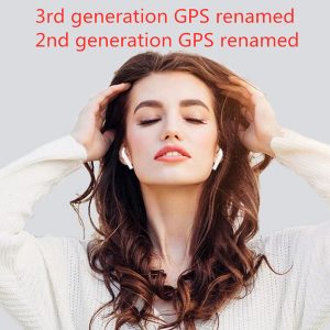 3nd generation wireless charging with smart sensor bluetooth headset gps renamed earphone air h1 chip earbuds pk w1 chip i12 i7s i9s