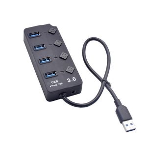 4 usb ports hub usb 3.0 super speed adapter for pc lapcomputer mice keyboard external drives use usb hub