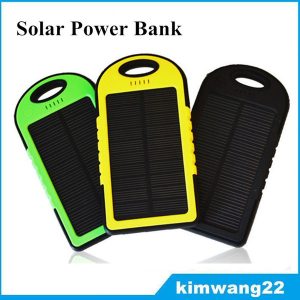 5000mah solar charger and battery solar panel portable for cell phone lapcamera mp4 with flashlight waterproof shockproof