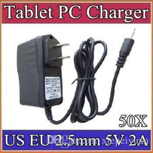 50x 2.5mm 5v 2a charger converter power adapter us eu plug 100-240v ac 50/60hz for 7" 9" 10" a23 a33 a31s a83t tablet pc 7-cq