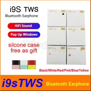 6 colors i9 i9s tws earbuds ture wireless stereo headphone bluetooth 5.0 headset auto pairing binaural call pop up windows earphone