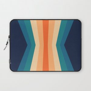 70's Retro Reflection Computer Cover by colour poems II - Laptop Sleeve - 13"