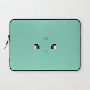 8-bit Pixel Bulba Computer Cover by madebygareth - Laptop Sleeve - 13"