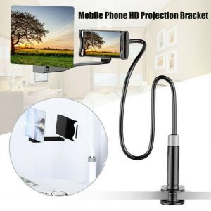 8inch/12inch mobile phone screen amplifier adjustable flexible all angles mobile phone holder hd projection bracket