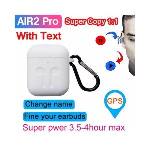 99% air2 gps rename ap2 ap3 tws bluetooth earphone earbuds chip headphones wireless charging case pk air 2 3 pro i12 i9000 i500 max tws