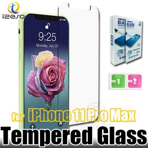 9h tempered glass for iphone 11 pro max xsmax xr x 8 7 6 plus screen protector 2.5d trensparent front protector film