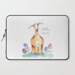 A Happy Place Computer Cover by Autumn Powers - Laptop Sleeve - 15"