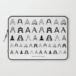 A is the first letter Computer Cover by Jan Tomas - Laptop Sleeve - 13"