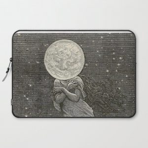 AROUND THE MOON - EMILE-ANTOINE BAYARD Computer Cover by THE ICONIC PAINTINGS - Laptop Sleeve - 15"