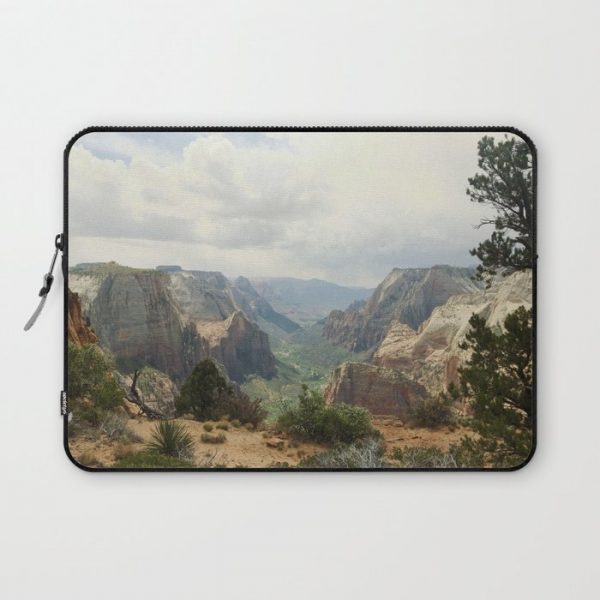 Above Zion Canyon Computer Cover by Kevin Russ - Laptop Sleeve - 13"