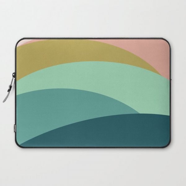 Abstract Mountains Computer Cover by apricot+birch - Laptop Sleeve - 15"