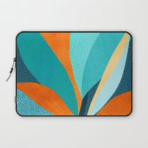 Abstract Tropical Foliage Computer Cover by moderntropical - Laptop Sleeve - 13"