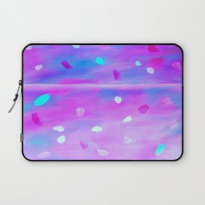 Abstract wall art, large painting, abstract, modern painting, watercolor painting by bernard teklic Computer Cover by BERNARD TEKLIC - Laptop Sleeve -