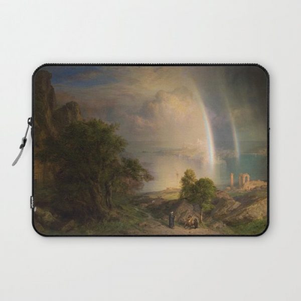 Aegean Sea Landscape by Frederic Edwin Church Computer Cover by JA(c)anpaul Ferro - Laptop Sleeve - 13"