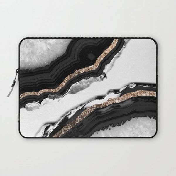 Agate Glitter Glam #2 #gem #decor #art #society6 Computer Cover by Anita's & Bella's Art - Laptop Sleeve - 13"