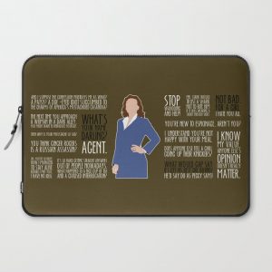 Agent Carter Computer Cover by MacGuffin Designs - Laptop Sleeve - 15"