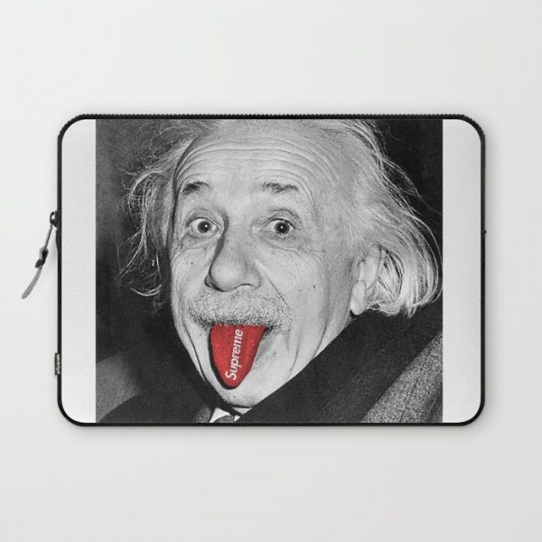 Albert Supreme Einstein Computer Cover by Andre Vieira - Laptop Sleeve - 13"