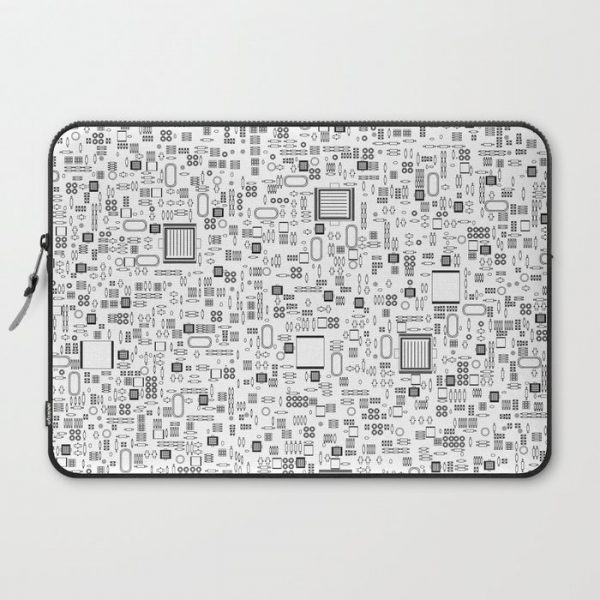 All Tech Line / Highly detailed computer circuit board pattern Laptop Case by GrandeDuc - Laptop Sleeve - 15"