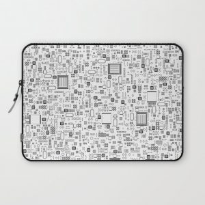 All Tech Line / Highly detailed computer circuit board pattern Laptop Sleeve by GrandeDuc - Laptop Sleeve - 13"