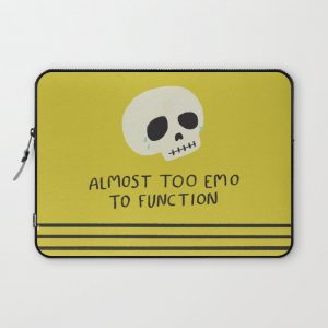 Almost Too Emo to Function Computer Cover by Cecelia Hotzler Design - Laptop Sleeve - 13"