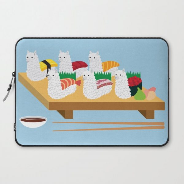 Alpaca Sushi Computer Cover by Inappropriately Adorable - Laptop Sleeve - 15"