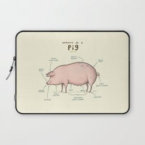 Anatomy of a Pig Computer Cover by Sophie Corrigan - Laptop Sleeve - 13"