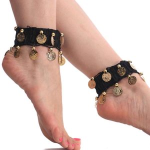 Anklets Belly Dance Costume Red Metal Detail Bollywood Dance Accessories