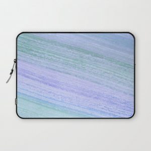 Aquamarine Dry Brush Computer Cover by sbari - Laptop Sleeve - 13"