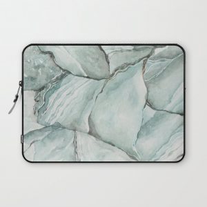 Aquamarine Stone Computer Cover by Shealeen Louise - Laptop Sleeve - 13"