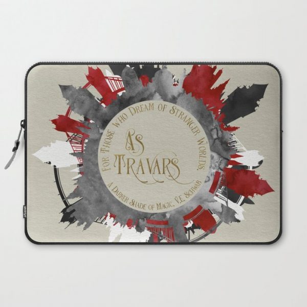 As Travars. For those who dream of stranger worlds. A Darker Shade of Magic. Computer Cover by Literary Lifestyle Company - Laptop Sleeve - 15"