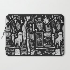 BLACK MAGIC Computer Cover by lOll3 - Laptop Sleeve - 15"