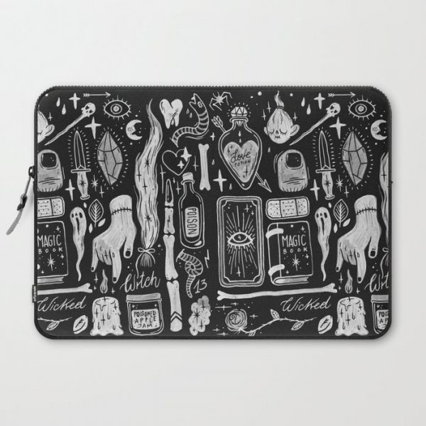 BLACK MAGIC Computer Cover by lOll3 - Laptop Sleeve - 15"