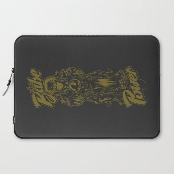 Babe with the Power Laptop Cover by campkatie - Laptop Sleeve - 15"