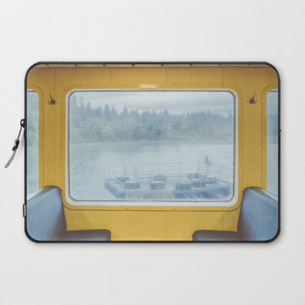 Bainbridge Ferry Computer Cover by zachary herrera - Laptop Sleeve - 15"