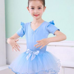 Ballet Dance Costume For Kids Lilac Tutu Leotard Performance Dress