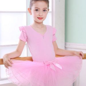 Ballet Dance Costume For Kids Lilac Tutu Leotard Performance Dress