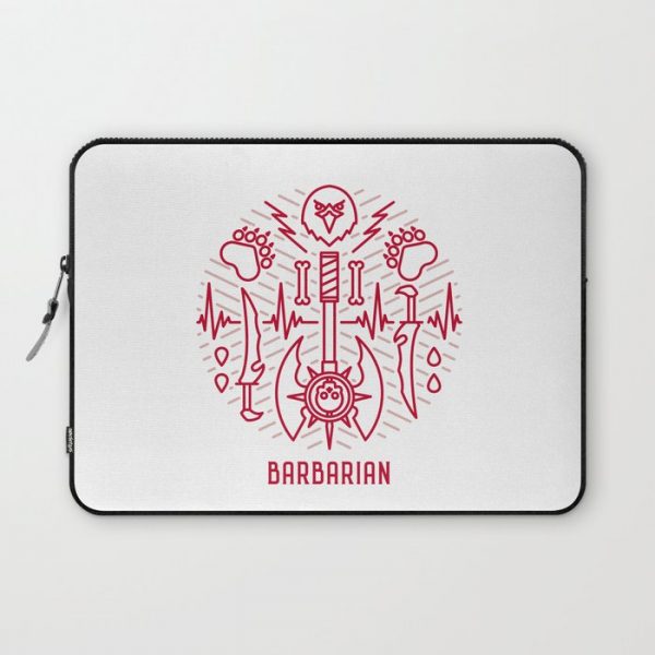 Barbarian Emblem Computer Cover by Yaniir - Laptop Sleeve - 13"