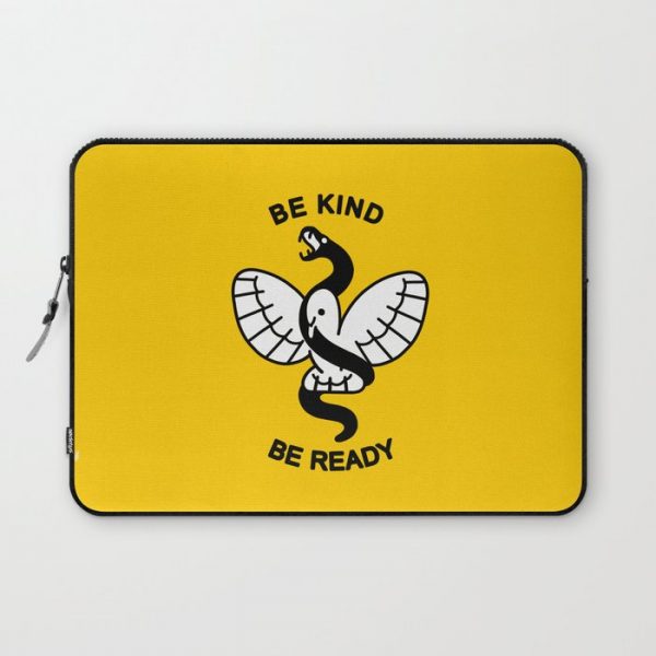 Be Kind, Be Ready Computer Cover by Paperbeatsscissors - Laptop Sleeve - 13"